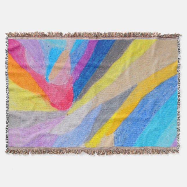 Planet Life Throw Blanket Filt (Framsidan)