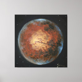 Planet Mars Canvastryck