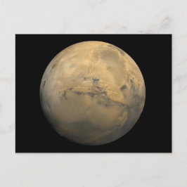 Planet Mars i solsystemet NASA Vykort