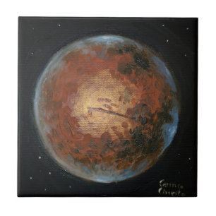 Planet Mars Kakelplatta