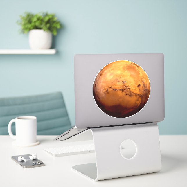Planet Mars Klistermärken (Laptop På Skrivbordet)