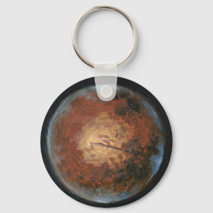 Planet Mars Nyckelring