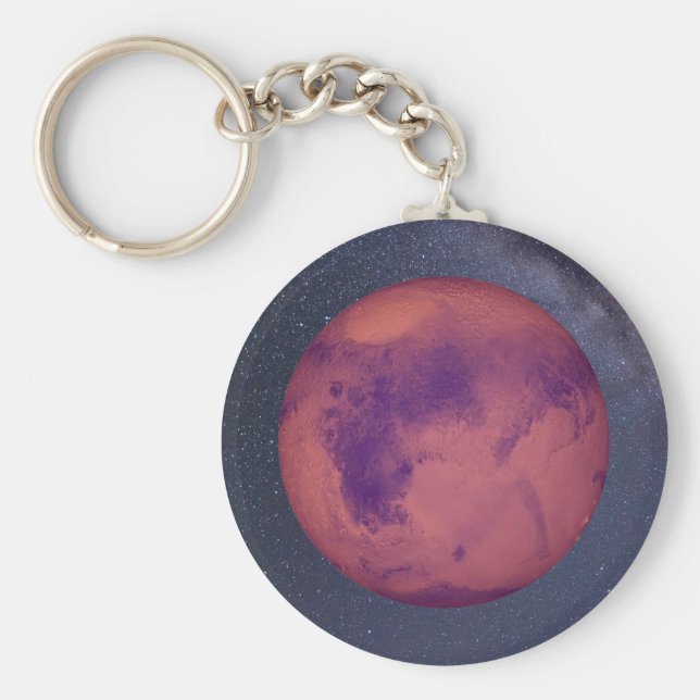 Planet Mars Nyckelring (Framsidan)