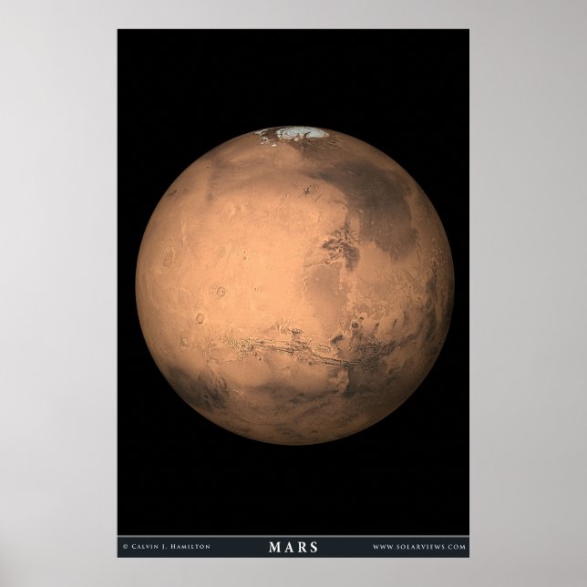 Planet Mars Poster (Framsidan)
