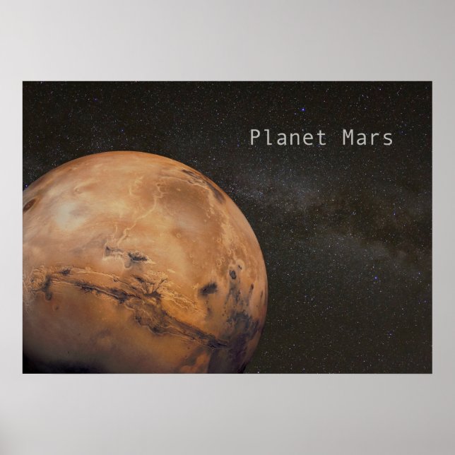 Planet Mars Poster (Framsidan)