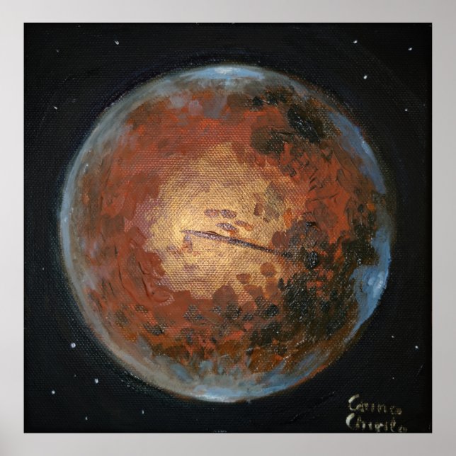 Planet Mars Poster (Framsidan)