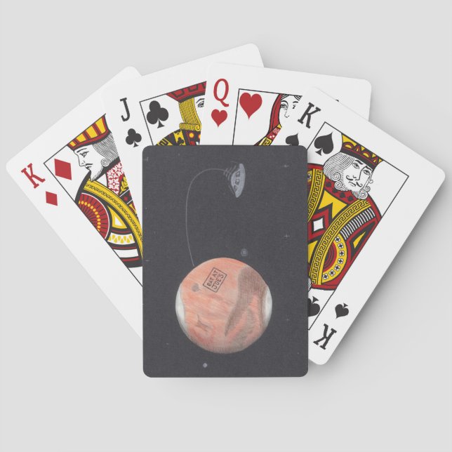 PLANET MARS-spelkort Kortlek (Baksidan)