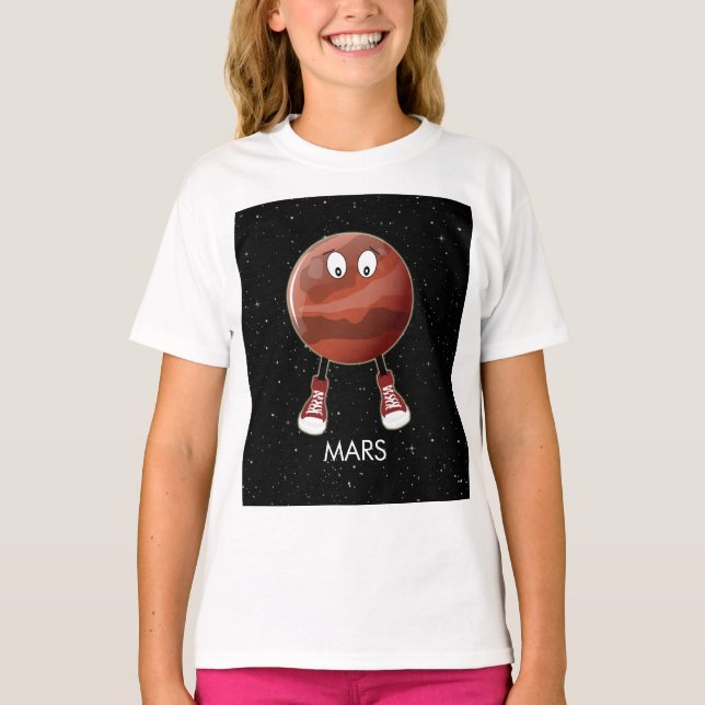 Planet Mars & Stars T Shirt (Framsida)