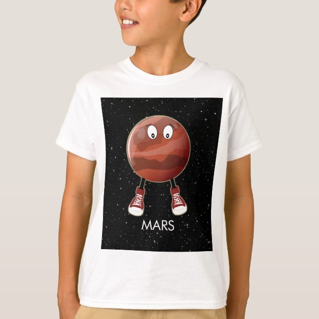 Planet Mars & Stars T Shirt (Framsida)