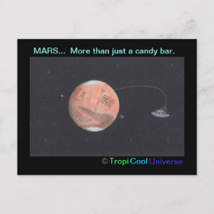 Planet MARS-vykort Vykort
