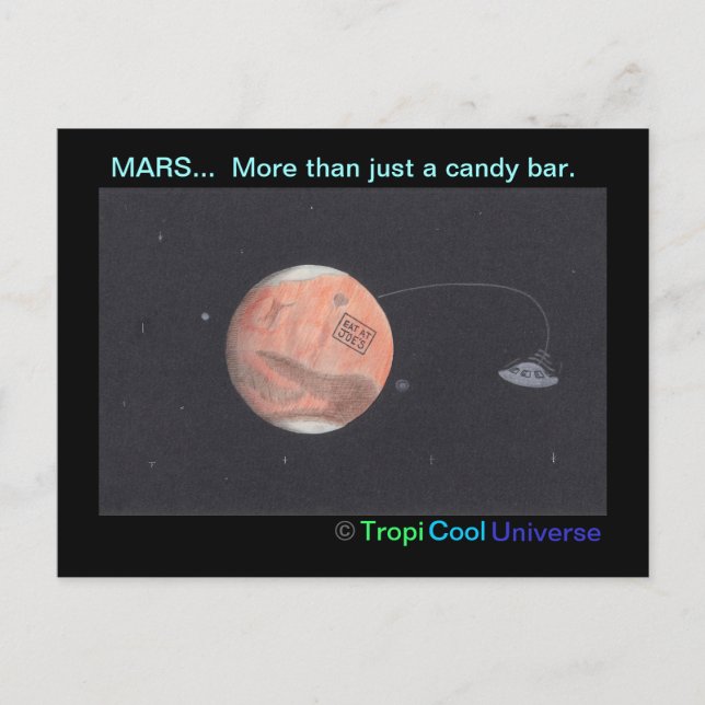 Planet MARSD vykort (Framsida)