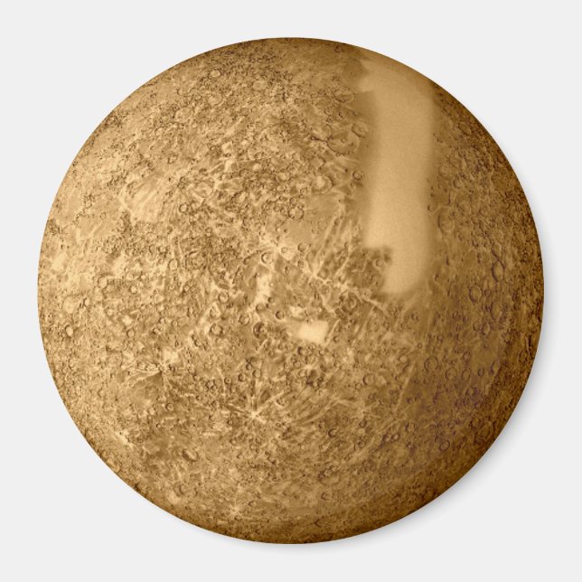 Planet Mercury Astronomy Collector Magnet (Framsidan)