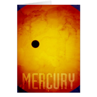 Planet Mercury Hälsningskort