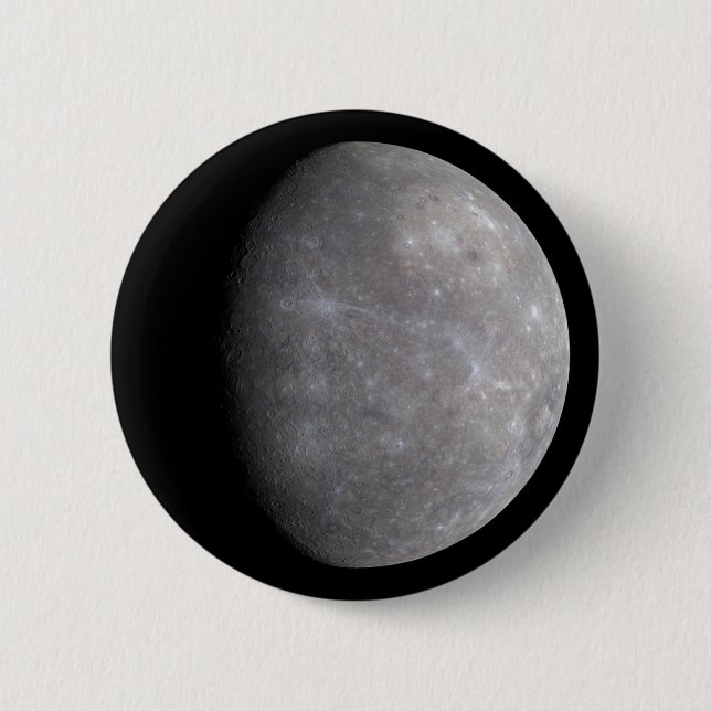 Planet Mercury i rymden Knapp (Framsida)