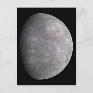 Planet Mercury i rymden Vykort