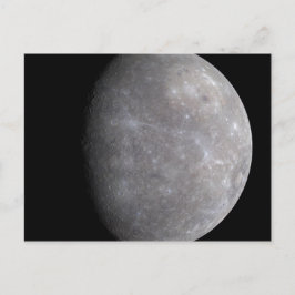 Planet Mercury i rymden Vykort