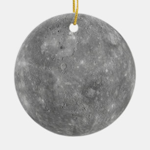 Planet Mercury Julgransprydnad Keramik