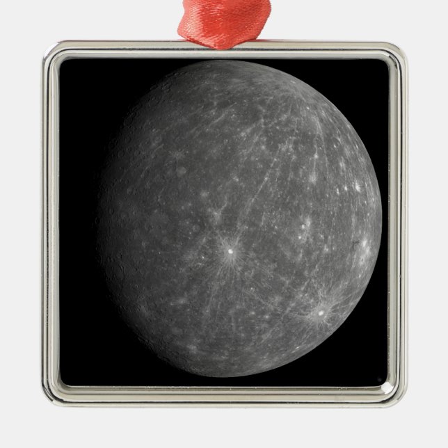 Planet Mercury Julgransprydnad Metall (Framsidan)