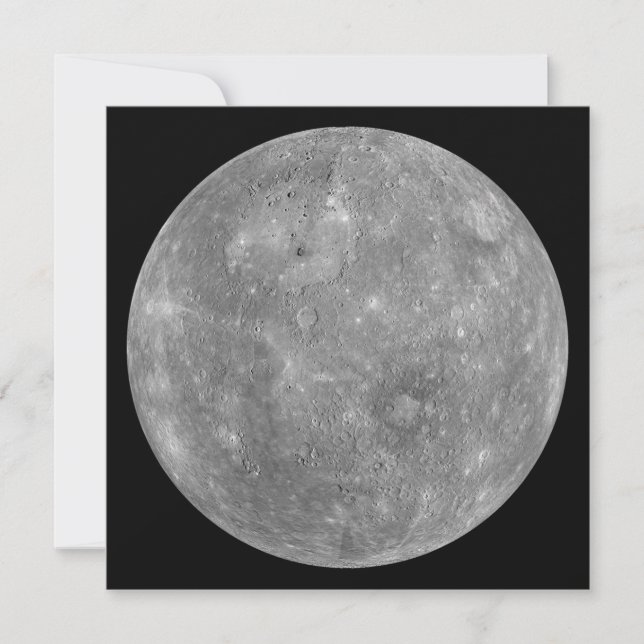 Planet Mercury Kort (Framsida)