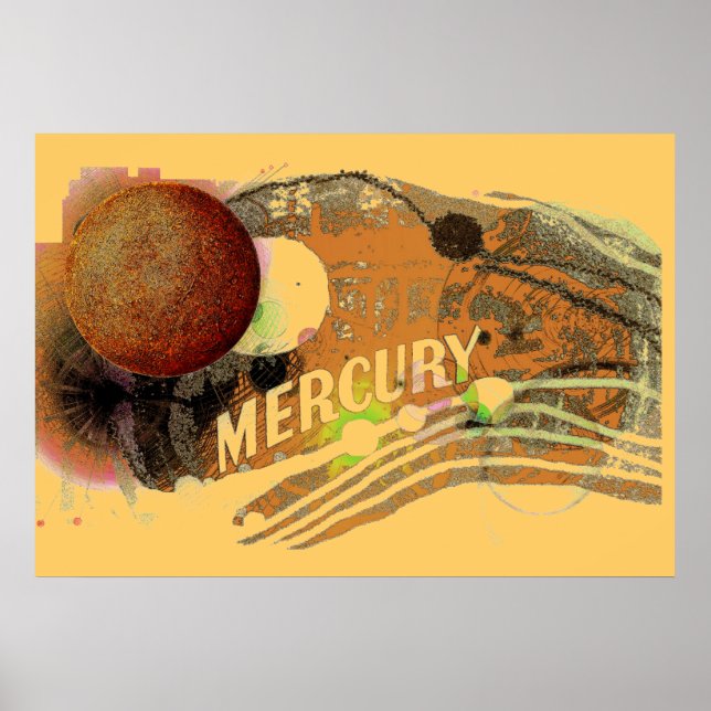Planet Mercury Poster (Framsidan)