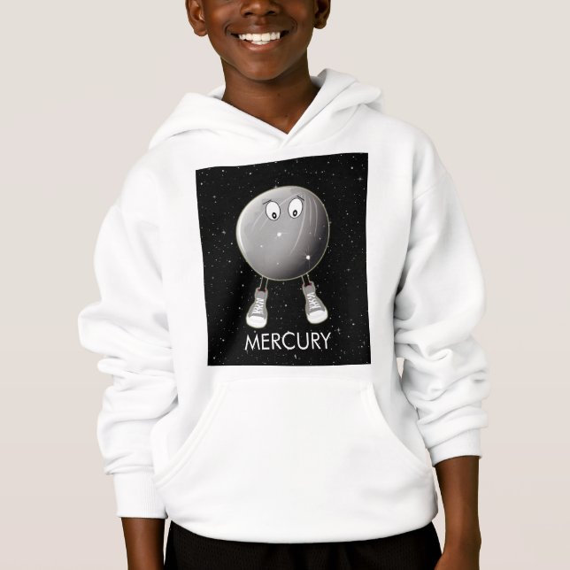 Planet Mercury & Stars T Shirt (Framsida)