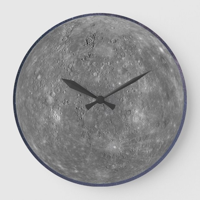 Planet Mercury Stor Klocka (Framsida)