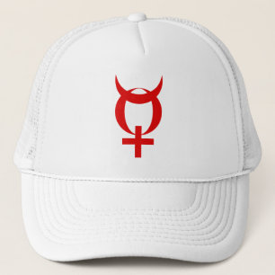 Planet Mercury Symbol (röd) Keps
