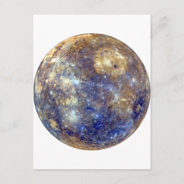 PLANET MERCURY v2 (solsystem) ~ Vykort (Framsida)