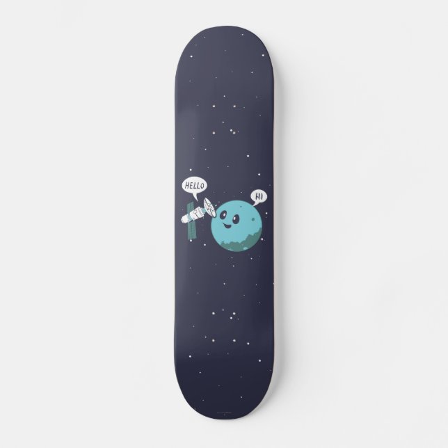 Planet Mini Skateboard Bräda 18,5 Cm (Framsida)