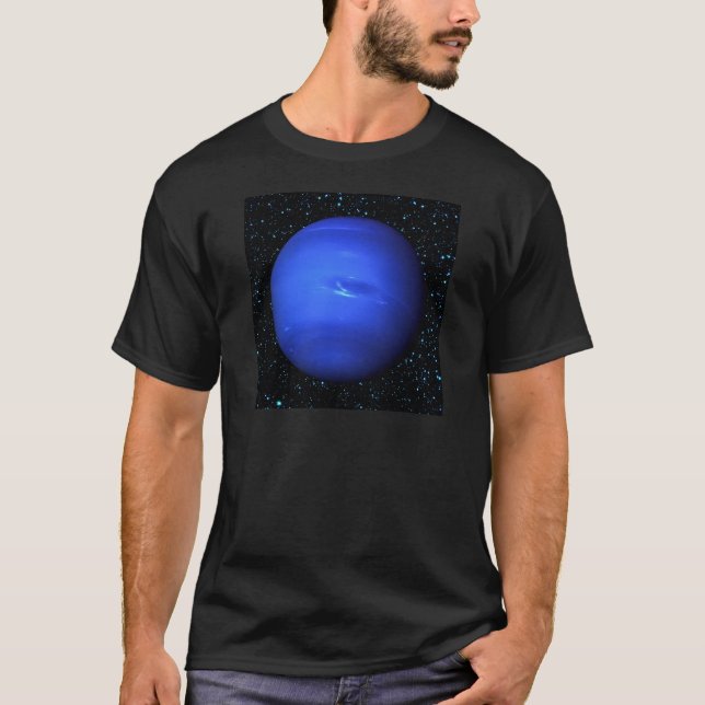 PLANET NEPTUNE med stjärnabakgrund (det sol- Tröja (Framsida)