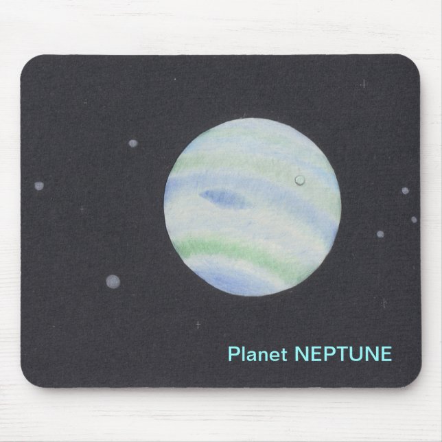 Planet NEPTUNE mousepad Musmatta (Framsidan)