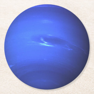 Planet Neptune Round Papper Underlägg Rund