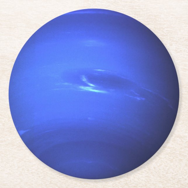 Planet Neptune Round Papper Underlägg Rund (Framsidan)