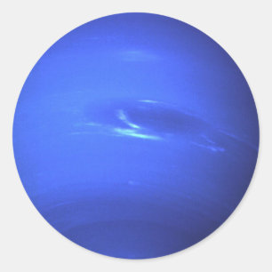 Planet Neptune Runt Klistermärke