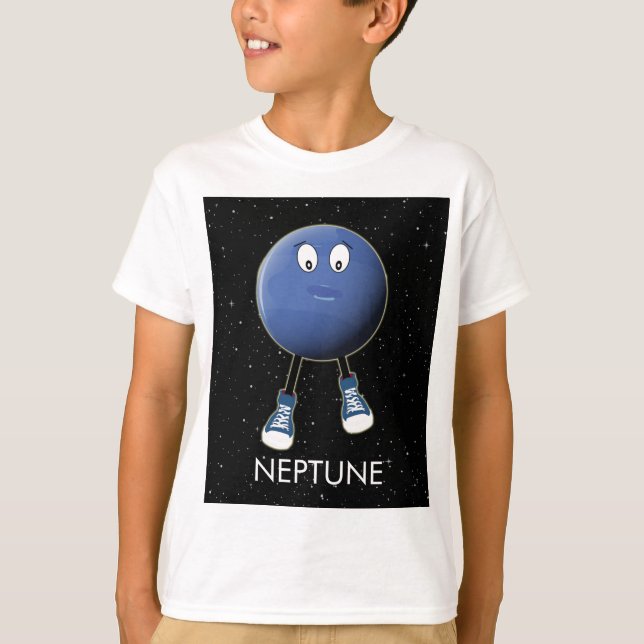 Planet Neptune & Stars T Shirt (Framsida)