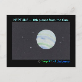 Planet NEPTUNE-vykort Vykort