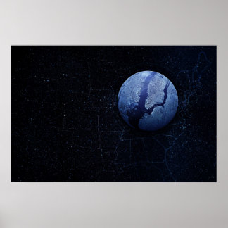Planet - New York Poster