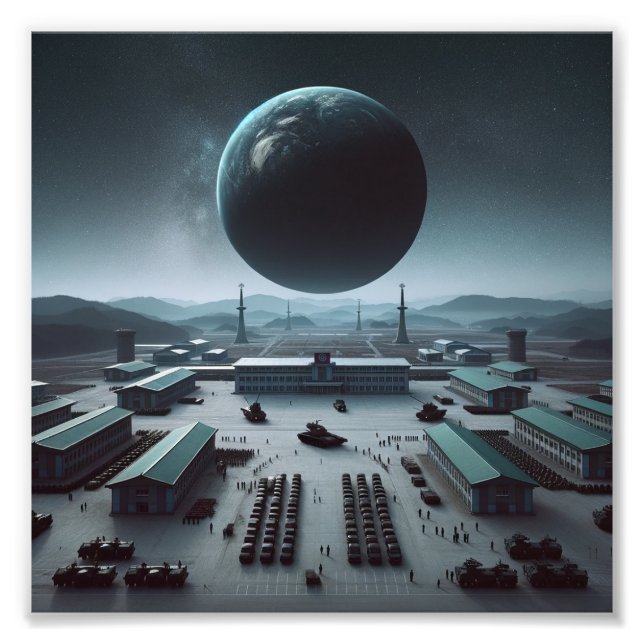 Planet Nordkorea Fototryck (Framsidan)