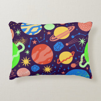 Planet- och rymdtema Pillow Fodral Prydnadskudde