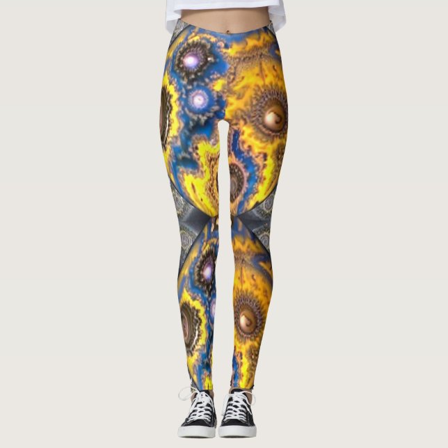 Planet och Supernova Leggings (Framsida)