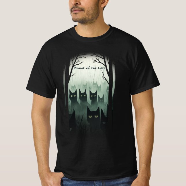 Planet of the Cats T-Shirt (Framsida)