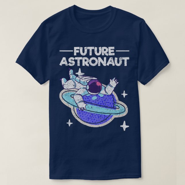 Planet Outer Space Science Universe Future Astrona T Shirt (Design framsida)