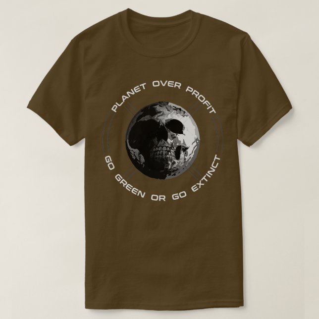 Planet över vinst 16 t shirt (Design framsida)