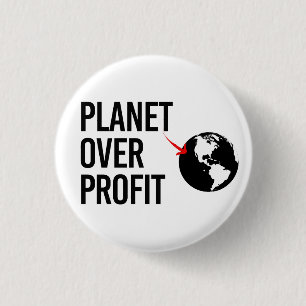 Planet över vinst knapp