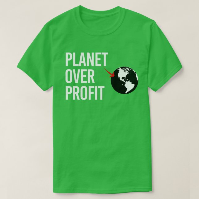 Planet över vinst t shirt (Design framsida)