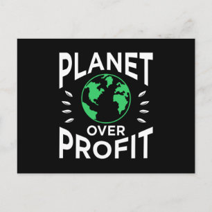 PLanet över vinsten spara vår jord skyddar planete Vykort