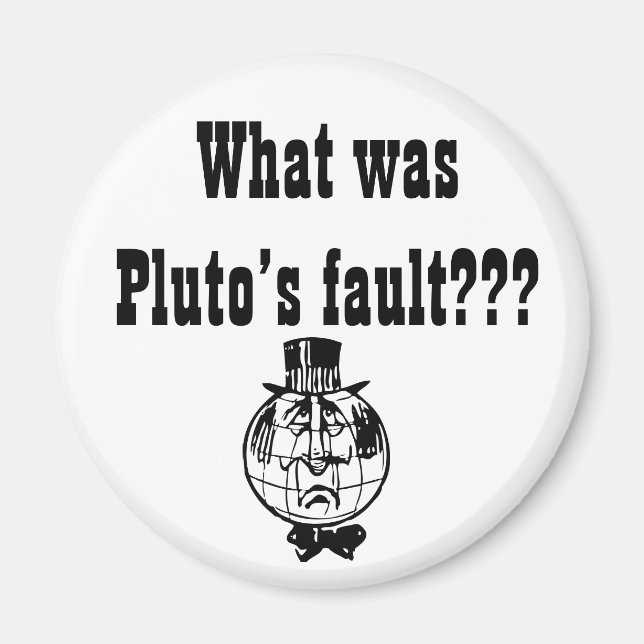 Planet Pluto Magnet (Framsidan)