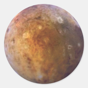 PLANET PLUTO (solsystem) ~ Runt Klistermärke