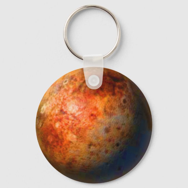Planet PLUTO Zipper-pull & Luggage Tag, Keychain Nyckelring (Framsida)