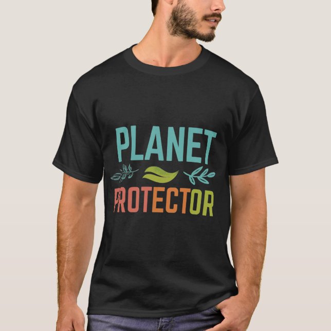 Planet Protector" T Shirt (Framsida)